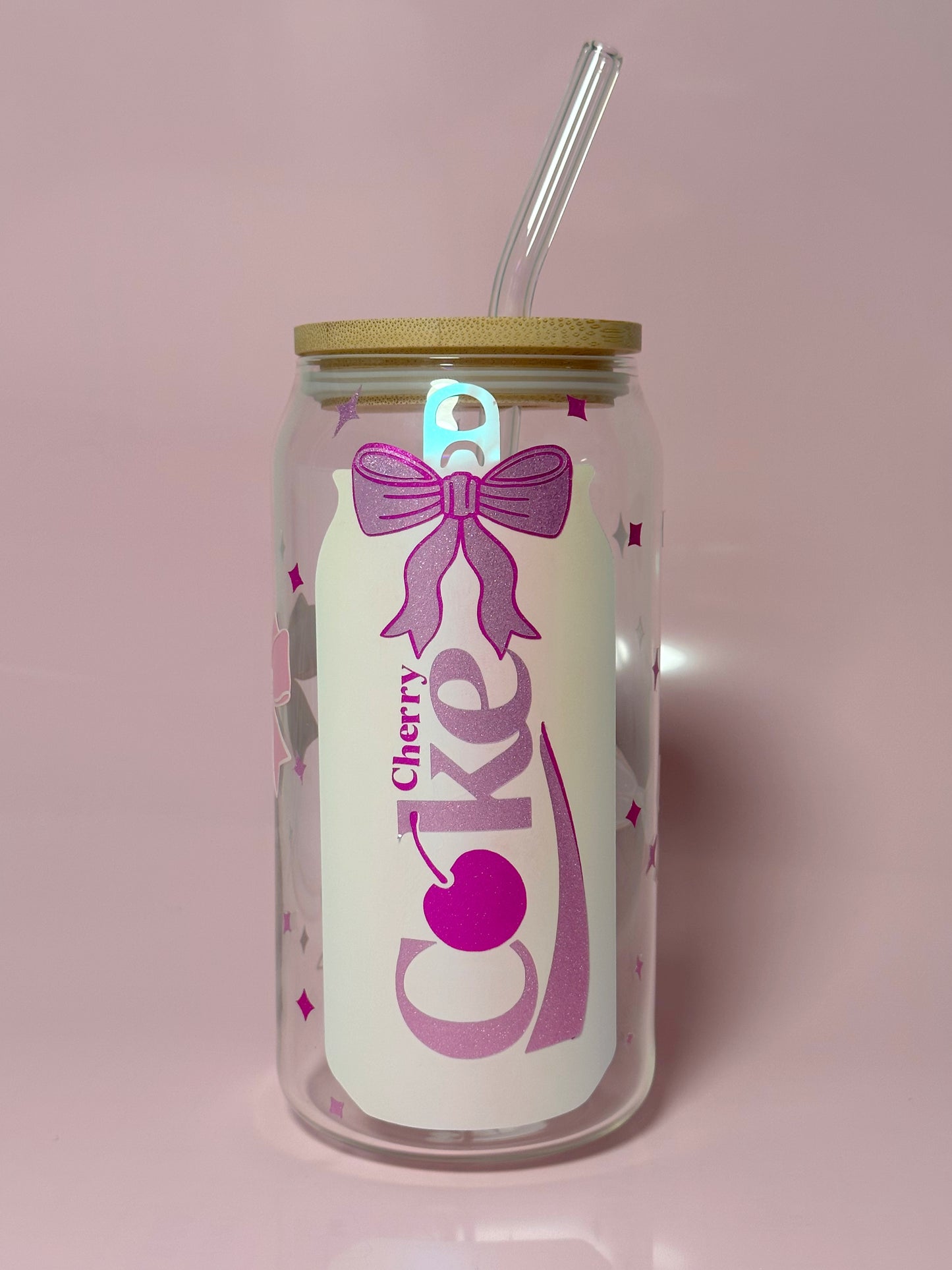Cherry Cola Beer Glass Can