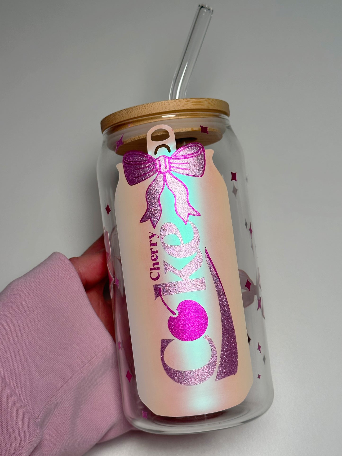 Cherry Cola Beer Glass Can
