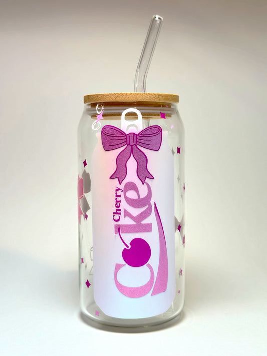 Cherry Cola Beer Glass Can